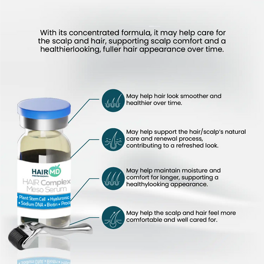 HairMD Clinical Haarcomplex Meso Serum + Dermaroller Set