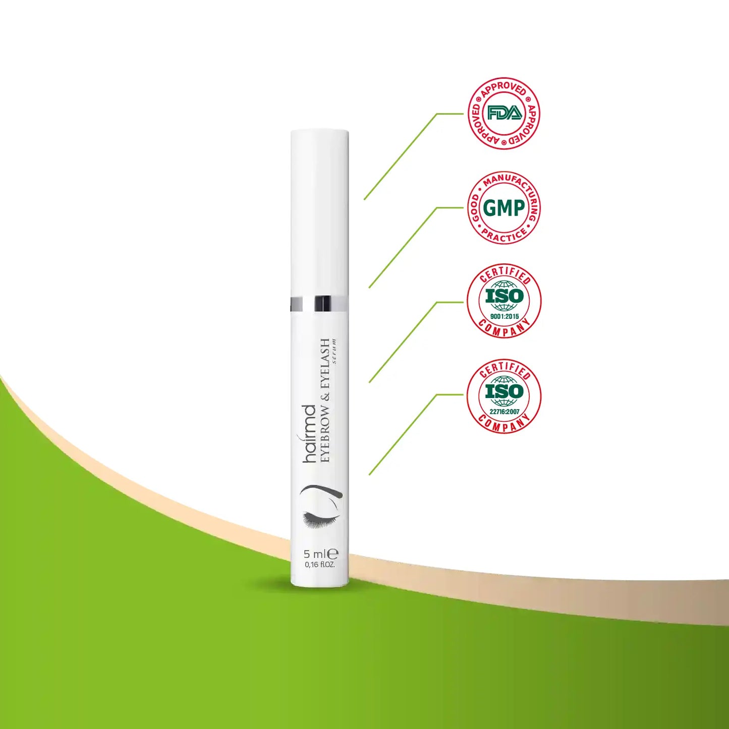 HairMD Wenkbrauw- en Wimperserum