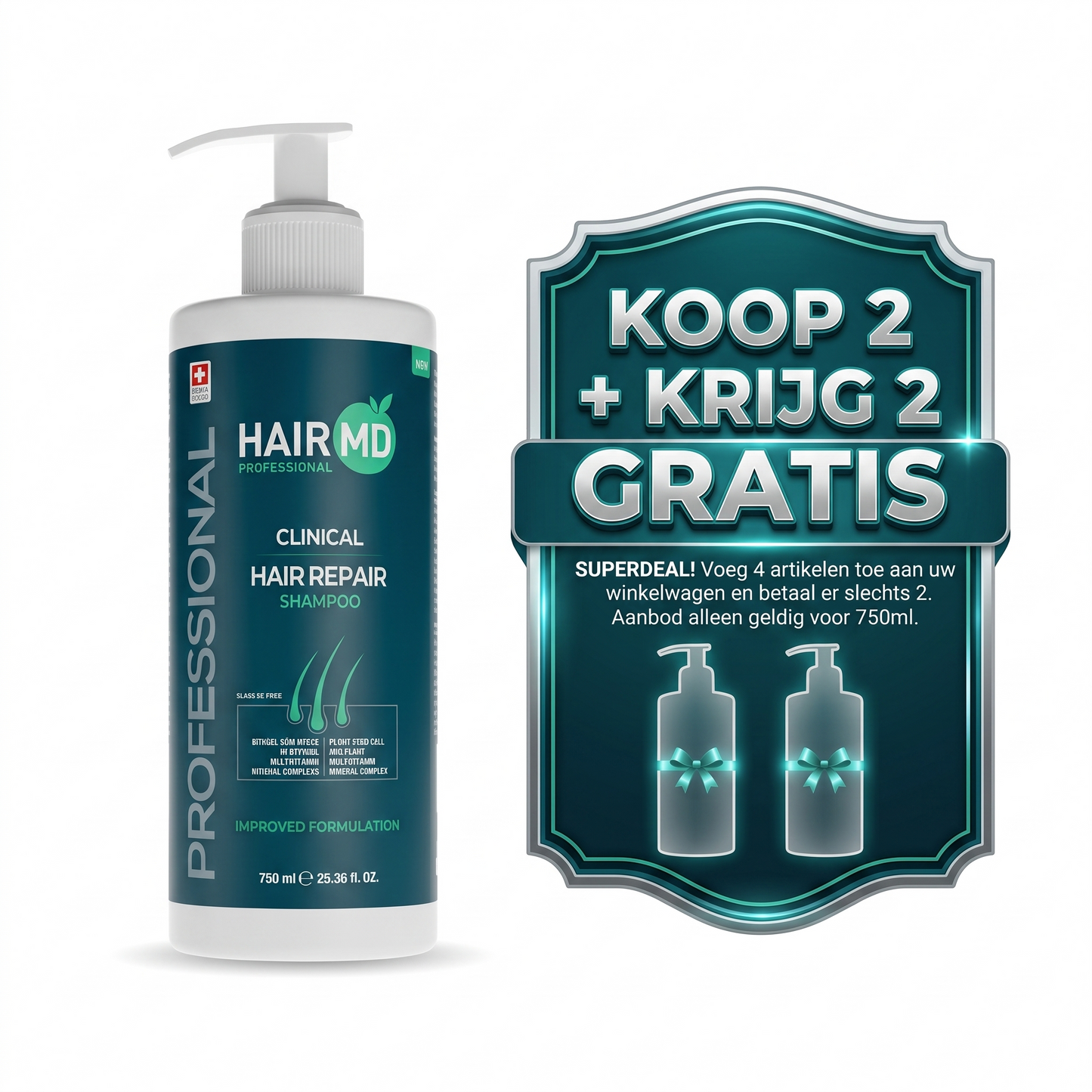 HairMD Clinical Hair Repair Shampoo