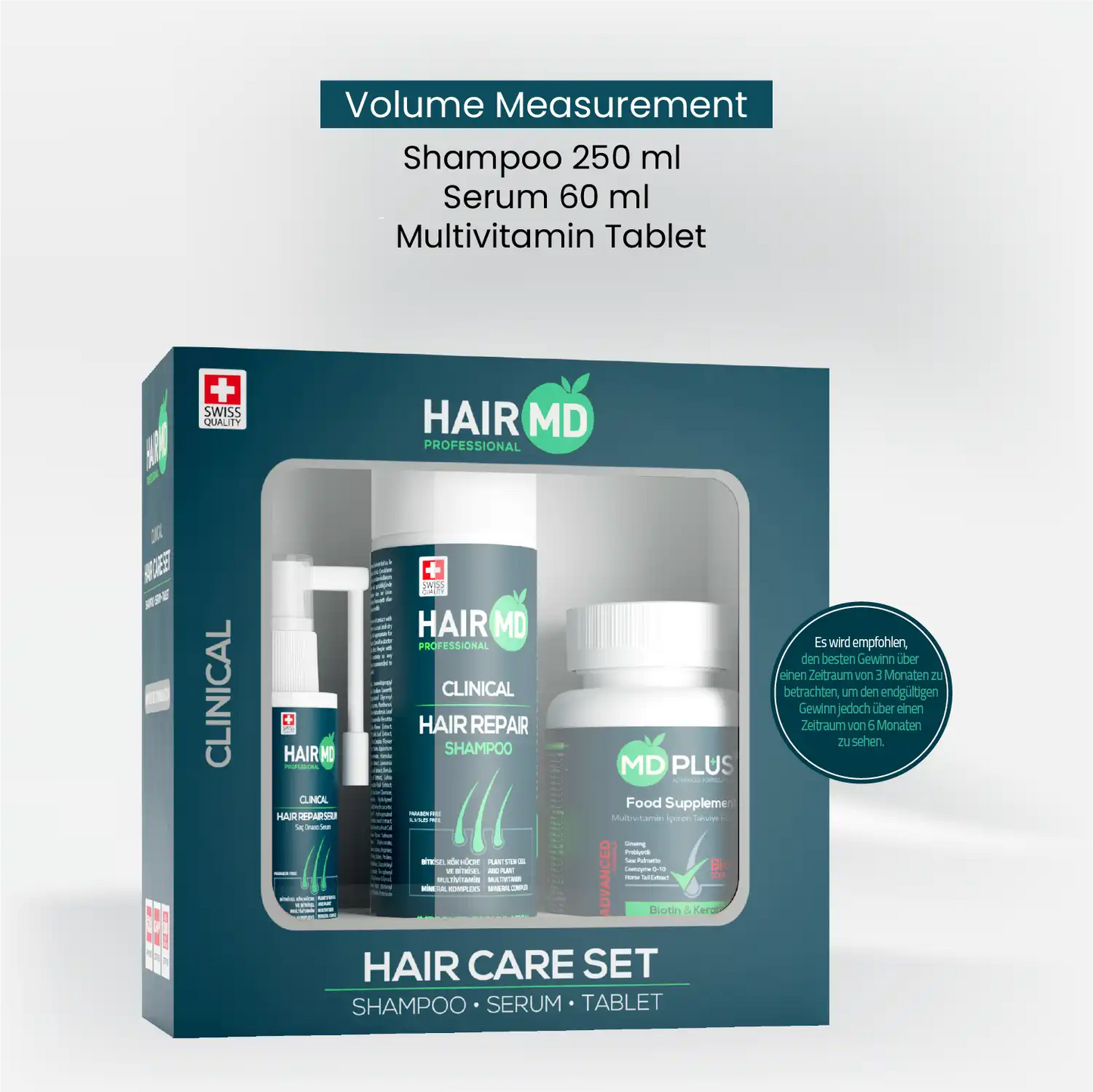 HairMD Clinical Haarherstel Set (1 maand gebruik)