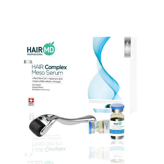 HairMD Clinical Haarcomplex Meso Serum + Dermaroller Set
