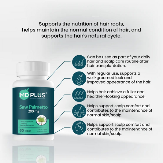 MD Plus Geavanceerde Haar Zaagpalm 200 mg 60 Tabletten